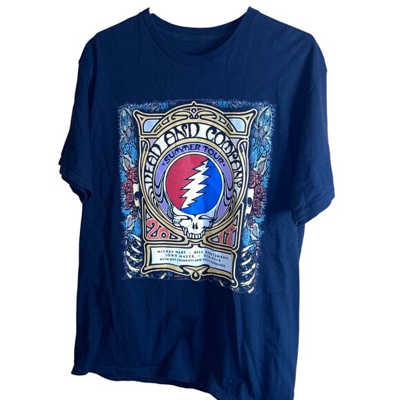 Dead Company Mens Tee Shirt Size XL Black 2017 Summer US Tour Pure Cotton - Picture 6 of 7